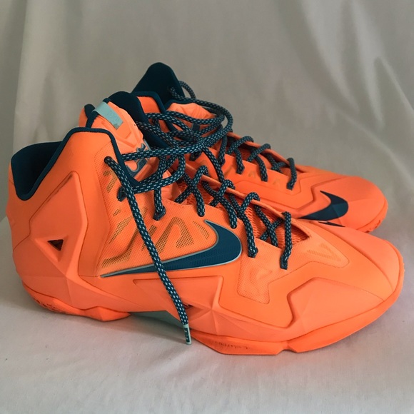lebron 11 atomic orange